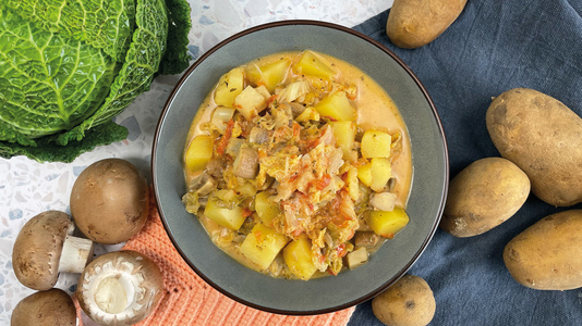 Rezept Smashed Potatoes mit grünen Bohnen