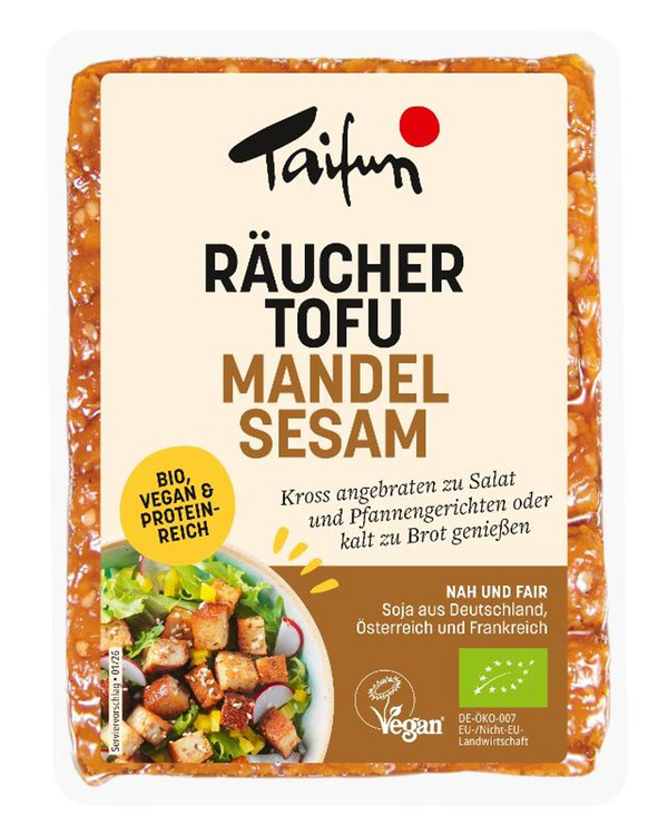 Produktfoto zu Taifun - Räuchertofu Mandel-Sesam - 200g
