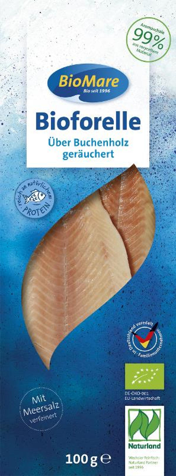Produktfoto zu BioMare - Forellenfilets - 100g (2 Stück)