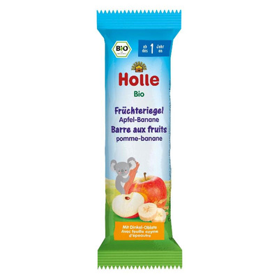 Produktfoto zu Holle - Früchteriegel Apfel Banane - 25g