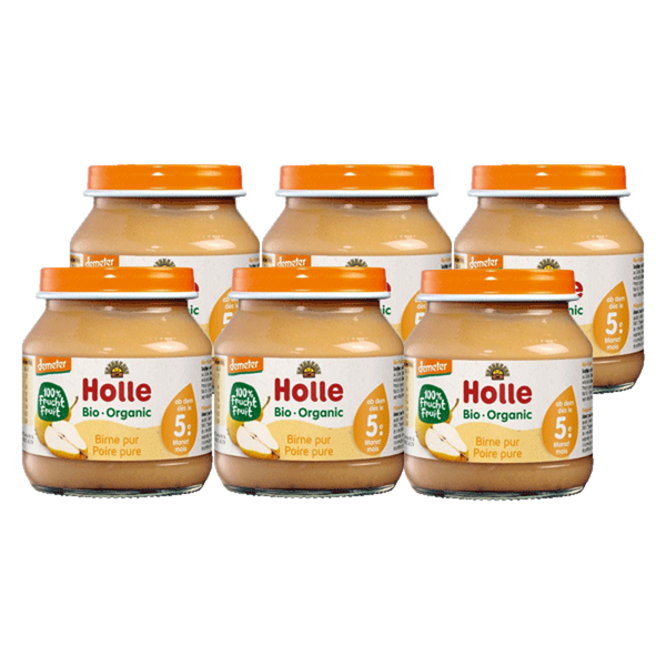Produktfoto zu Holle - Birne Pur - 6 x 125g