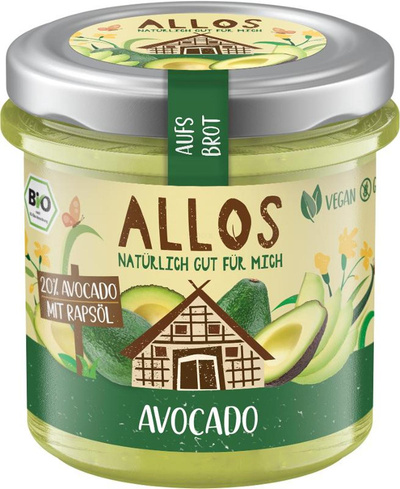 Produktfoto zu Allos - Aufs Brot Avocado - 140g