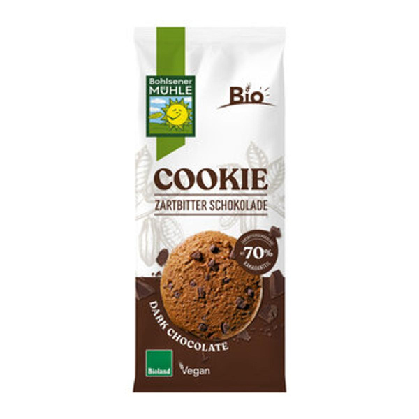 Produktfoto zu Bohlsener Mühle - Cookie Zartbitterschokolade - 175g