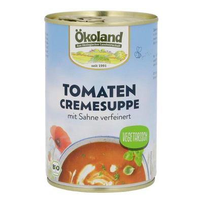 Produktfoto zu Ökoland - Tomaten Creme Suppe - 400g