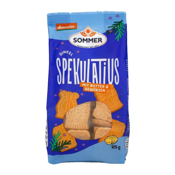 Produktfoto zu Sommer - Dinkel Butter Spekulatius - 125g