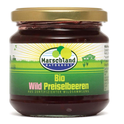 Produktfoto zu Marschland - Wild Preiselbeeren - 220g