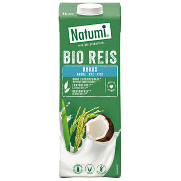 Produktfoto zu Natumi - Reis Kokosdrink - 1l