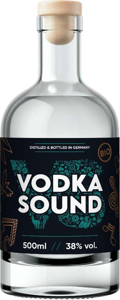 Produktfoto zu Good Sip - Vodka Sound 38% - 0,5l