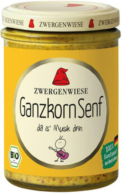 Produktfoto zu Zwergenwiese - Ganzkorn Senf - 160ml