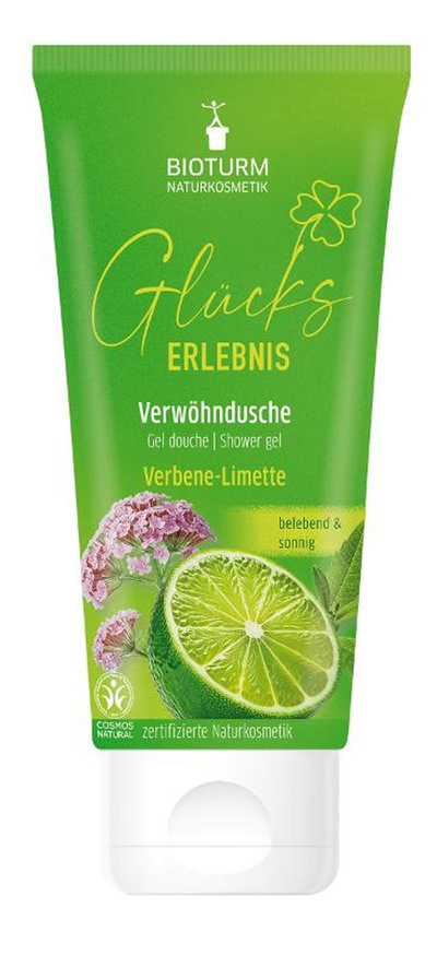 Produktfoto zu Bioturm - Duschgel Glückserlebnis Verbene-Limette  - 200ml
