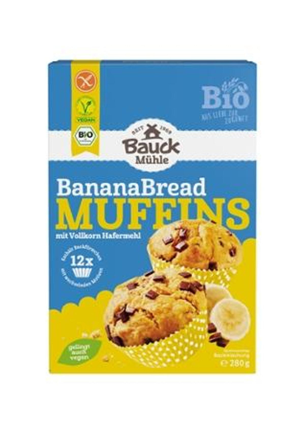Produktfoto zu Bauck - Backmischung Banana Bread Muffins, glutenfrei - 280g