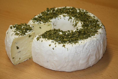 Produktfoto zu Hofkäserei Belrieth- Dorfkäse Schalotte, 53% Fett i. Tr,