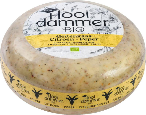 Produktfoto zu Hooidammer -Ziegenkäse Zitronenpfeffer, 50% Fett i. Tr.