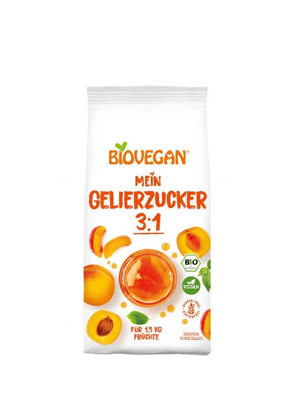 Produktfoto zu Biovegan - Gelierzucker 3:1 - 500g