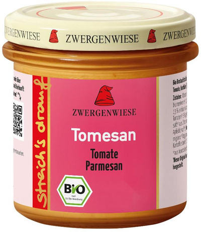 Produktfoto zu Zwergenwiese - Streich's drauf Tomesan - 135g
