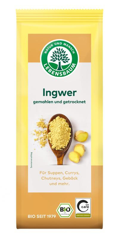 Produktfoto zu Lebensbaum - Ingwer, gemahlen - 40g