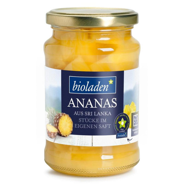 Produktfoto zu bioladen - Ananasstücke - 345 g