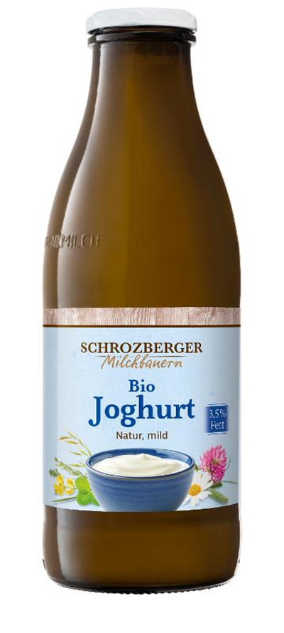 Produktfoto zu Schrozberger - Joghurt Natur, 3,5 % - 1l