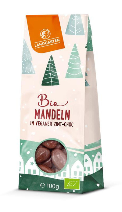 Produktfoto zu Landgarten - Zimt Mandeln, vegan - 100 g