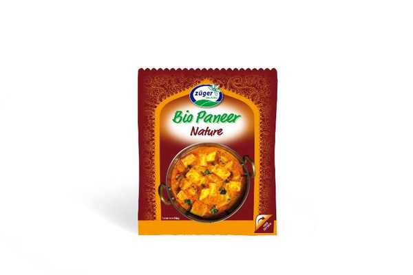 Produktfoto zu Züger - Indischer Grillkäse Paneer Natur - 200g