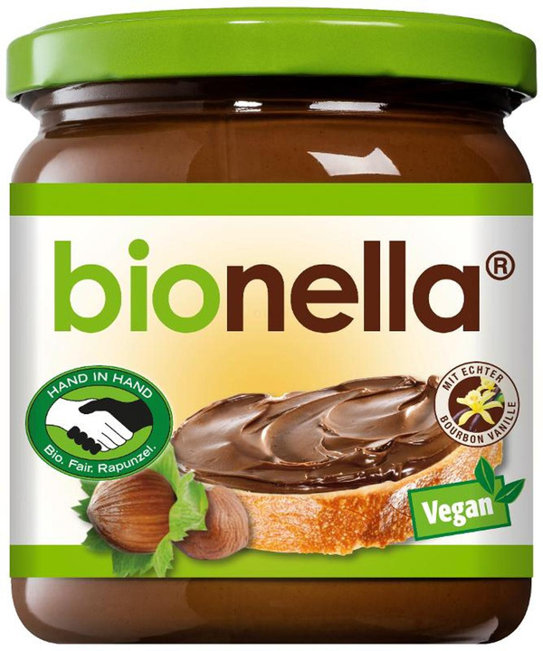 Produktfoto zu Rapunzel - bionella Nuss-Nougat-Creme - 400g