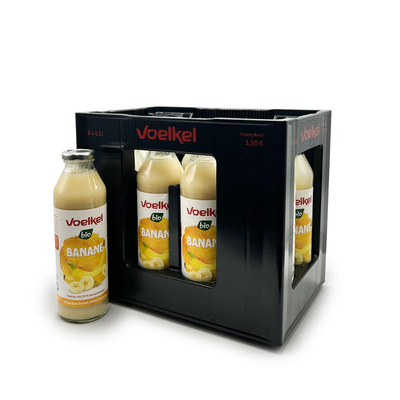 Produktfoto zu Voelkel - Banane Nektar - 8 x 0,5l