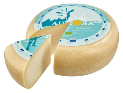 Produktfoto zu Aurora Gold - Ziegengouda jung - 50 % Fett i. Tr.