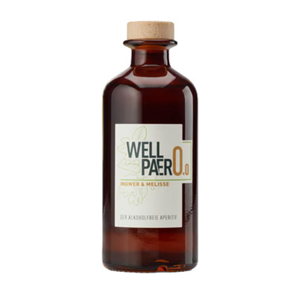 Produktfoto zu Feinbrennerei Sasse - WellPaero Ingwer Melisse (0,0% Vol) - 350ml