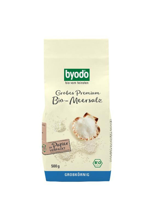 Produktfoto zu byodo - Atlantik Meersalz grob - 500g