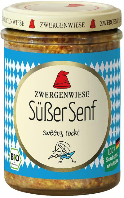 Produktfoto zu Zwergenwiese - Süßer Senf - 160ml