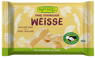 Produktfoto zu Rapunzel - Weiße Schokolade - 100g