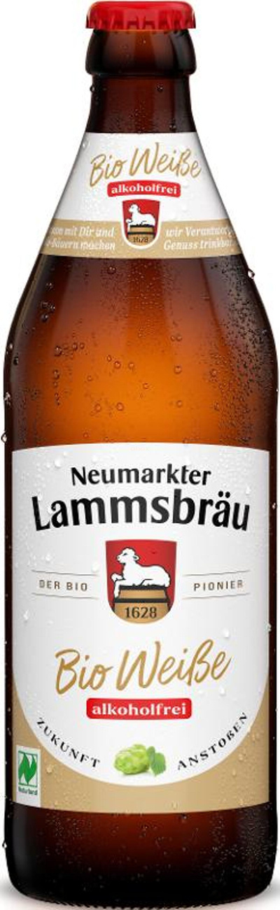 Produktfoto zu Lammsbräu - Weiße alkoholfrei - 0,5l