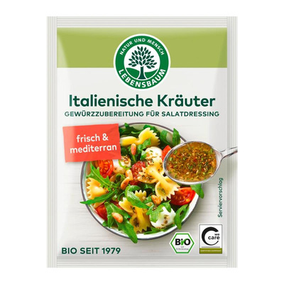 Produktfoto zu Lebensbaum - Salatdressing Italienische Kräuter - 3 x 5g