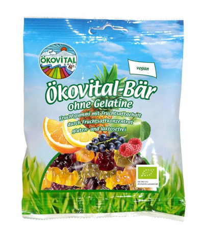 Produktfoto zu Ökovital - Gummibären, ohne Gelatine - 80g