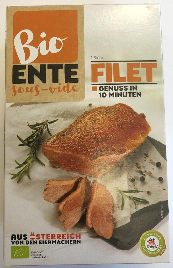 Produktfoto zu Sous-Vide Entenbrustfilet - 1 Stück, ca 0,25kg