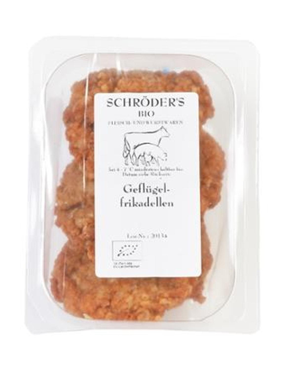 Produktfoto zu Schröders Bio - Geflügel Frikadellen - 180g (3 Stück)