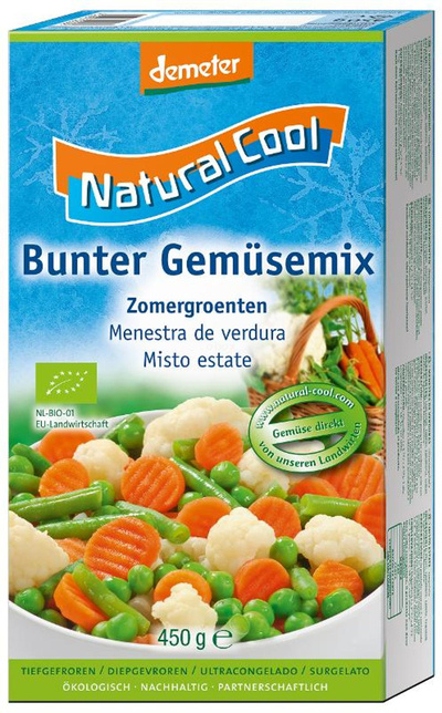 Produktfoto zu Natural Cool - Bunter Gemüsemix, tiefgekühlt - 450g