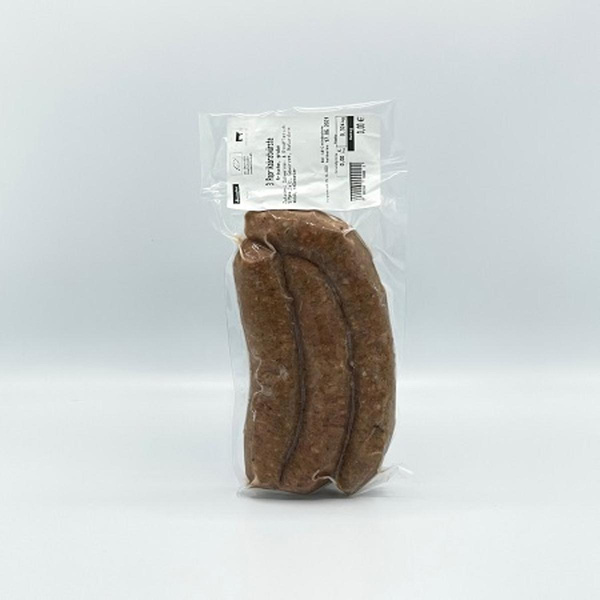 Produktfoto zu Johannshof - Paprikabratwürste, tiefgekühlt - 3x ca. 110g