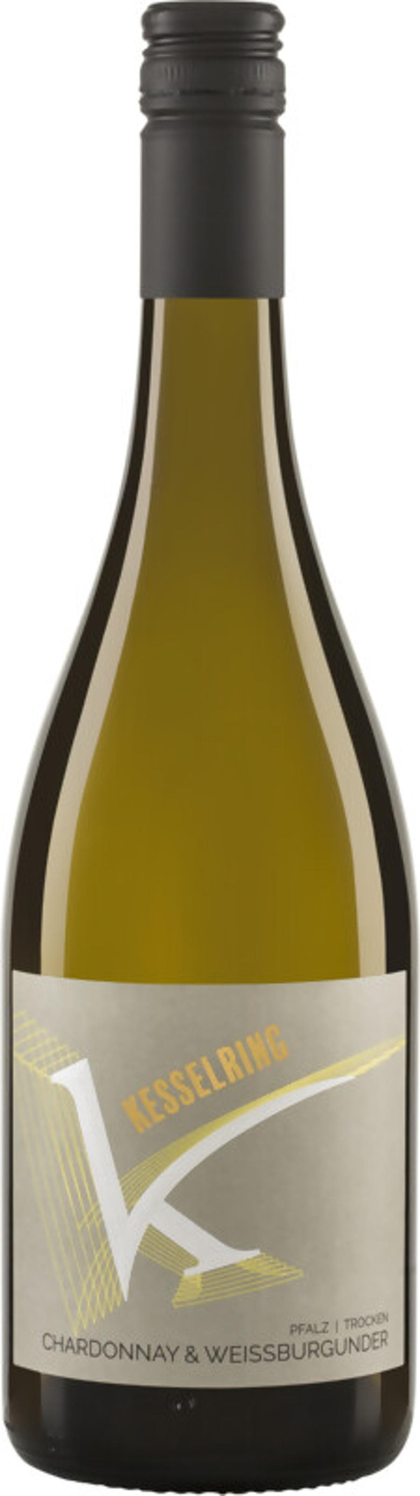 Produktfoto zu Kesselring - Chardonnay-Weißburgunder Pfalz, trocken - 0,75l