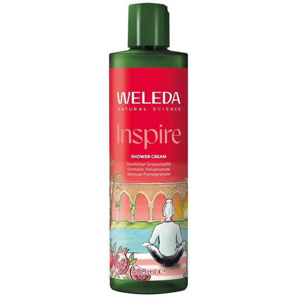 Produktfoto zu Weleda - Inspire Shower Cream Granatapfel - 400ml