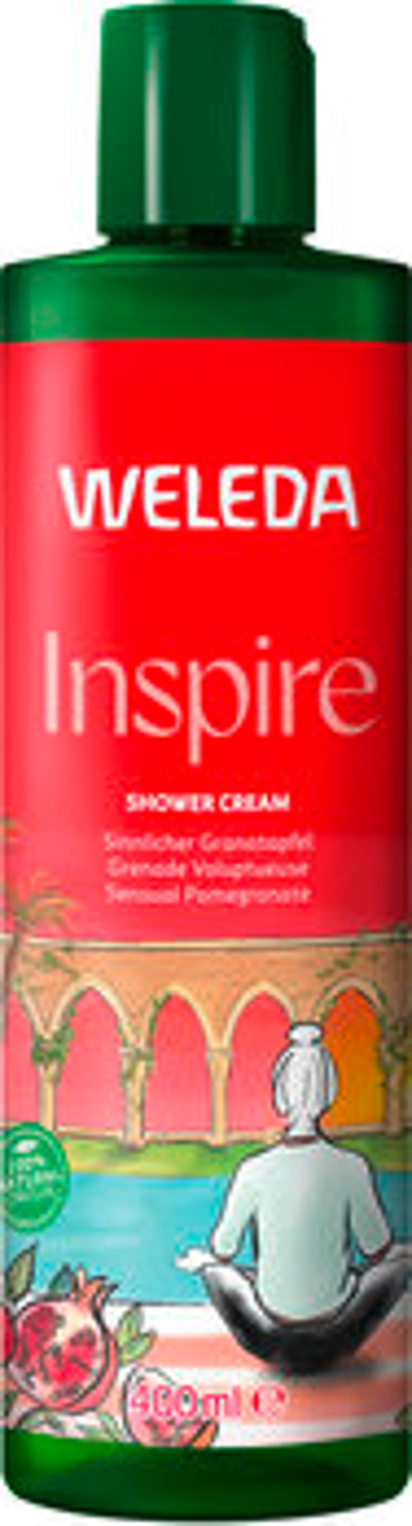 Produktfoto zu Weleda - Inspire Shower Cream Granatapfel - 400ml