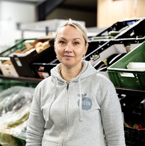 Natalia - im Packteam des Bioboten