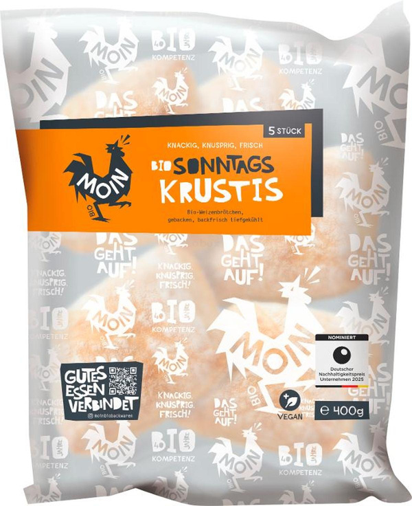 Produktfoto zu Moin - Sonntags Krustis, tiefgekühlt - 5 Stück