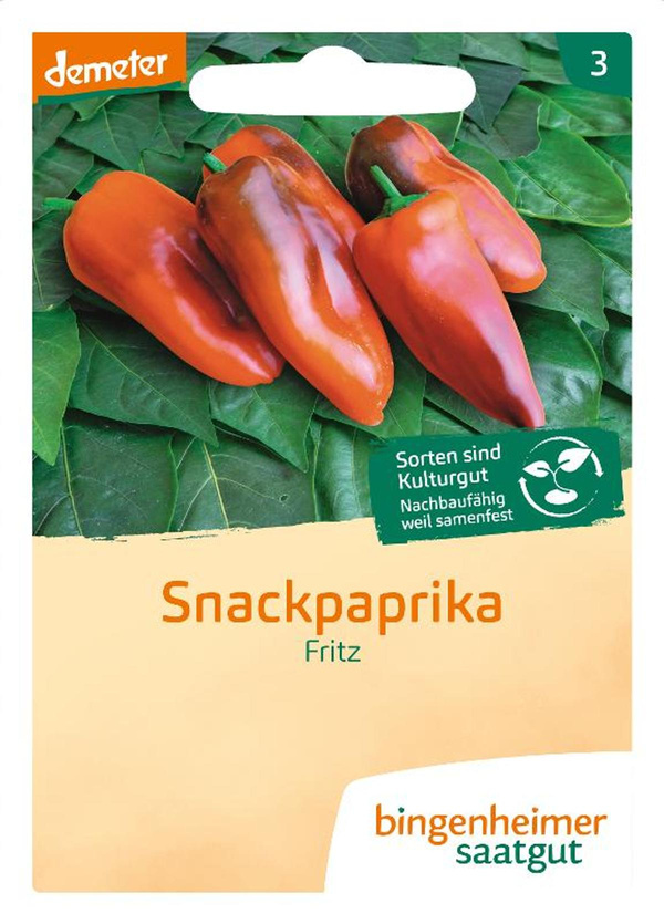 Produktfoto zu Bingenheimer Saatgut - Snack Paprika Fritz