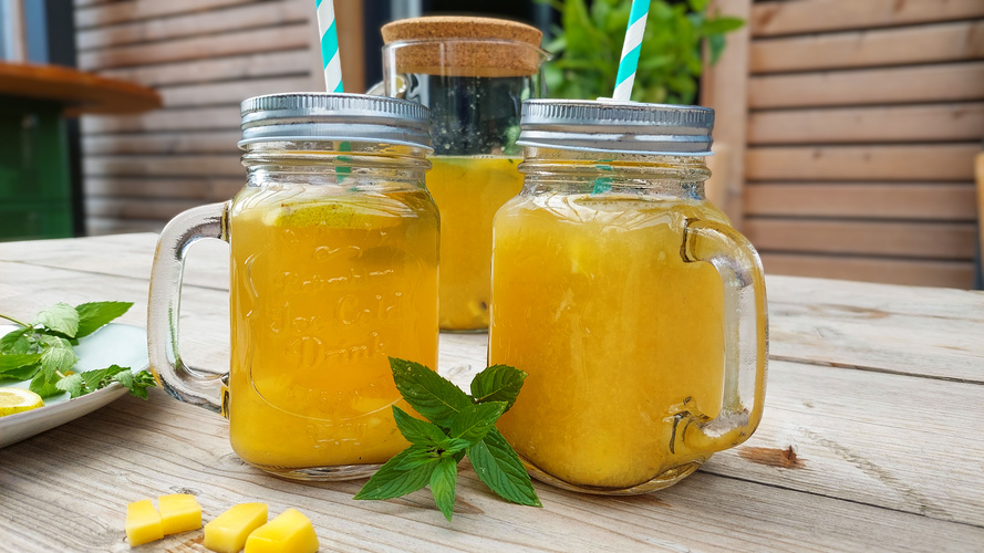 Rezeptbild für 297. Sweet Mango-Grüntee