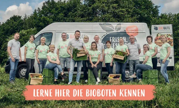 Team Biobote - Gruppenbild der Mitarbeiter