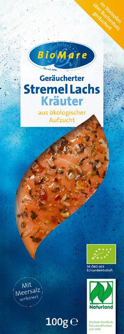 Produktfoto zu BioMare - Stremellachs Kräuter - 100g