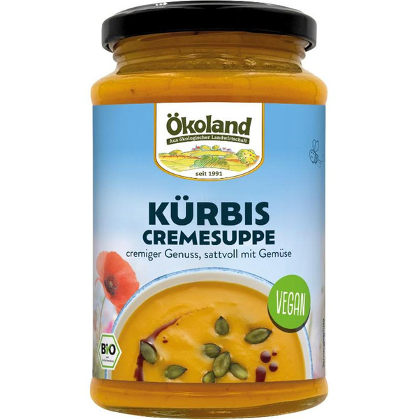 Produktfoto zu Ökoland - Kürbis Cremesuppe, vegan - 380ml