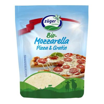 Produktfoto zu Züger - Mozzarella gerieben - 150g