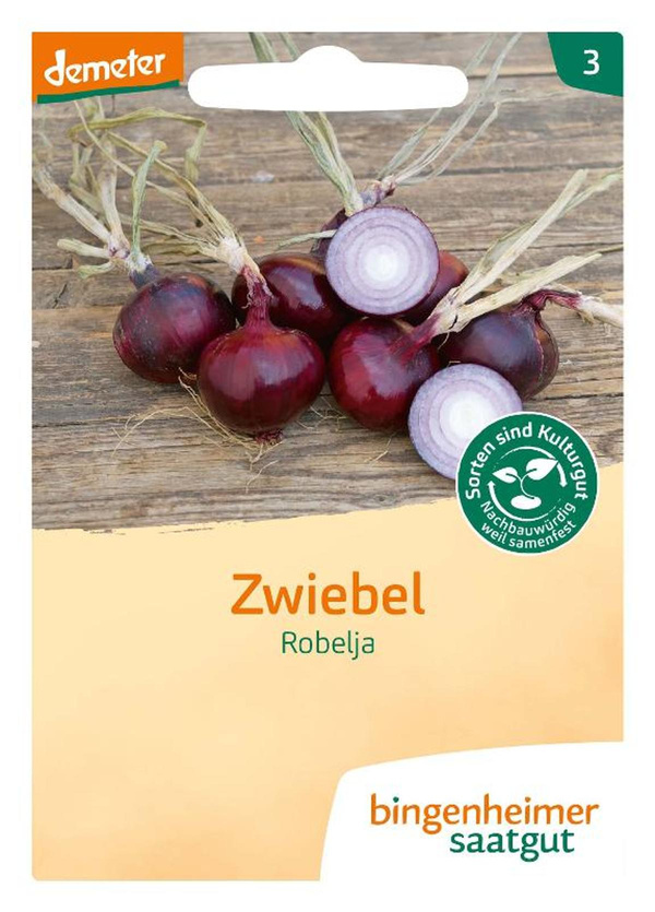 Produktfoto zu Bingenheimer Saatgut -  Zwiebel rot
